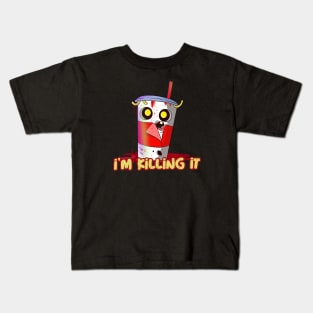 Funny Fast Food Zombies Kids T-Shirt